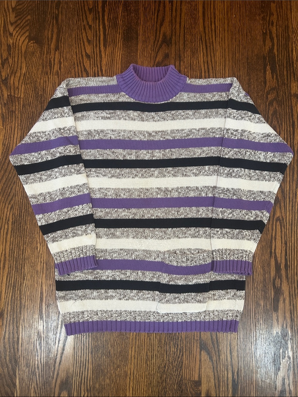 Vintage 90s Knit Striped Sweater